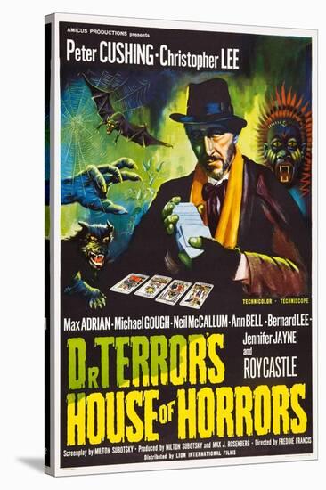 Dr. Terror's House of Horrors, Peter Cushing on UK Poster Art, 1965-null-Stretched Canvas