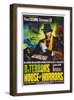 Dr. Terror's House of Horrors, Peter Cushing on UK Poster Art, 1965-null-Framed Art Print