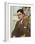 Dr Tom J Honeyman, Director of Glasgow Art Galleries 1939-54, C.1930 (Oil on Canvas)-George Leslie Hunter-Framed Giclee Print