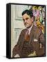 Dr Tom J Honeyman, Director of Glasgow Art Galleries 1939-54, C.1930 (Oil on Canvas)-George Leslie Hunter-Framed Stretched Canvas