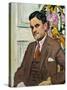 Dr Tom J Honeyman, Director of Glasgow Art Galleries 1939-54, C.1930 (Oil on Canvas)-George Leslie Hunter-Stretched Canvas