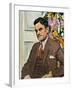 Dr Tom J Honeyman, Director of Glasgow Art Galleries 1939-54, C.1930 (Oil on Canvas)-George Leslie Hunter-Framed Giclee Print