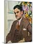 Dr Tom J Honeyman, Director of Glasgow Art Galleries 1939-54, C.1930 (Oil on Canvas)-George Leslie Hunter-Mounted Giclee Print