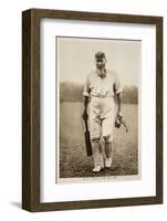 Dr. W.G. Grace at the Oval, 1906-null-Framed Photographic Print