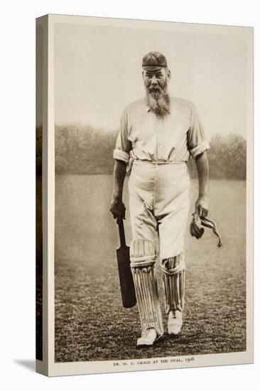 Dr. W.G. Grace at the Oval, 1906-null-Stretched Canvas