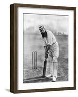 Dr. W.G. Grace at the Wicket, 1898-null-Framed Photographic Print