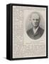 Dr W T Davison, President-Elect of the Wesleyan Conference-null-Framed Stretched Canvas