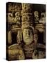 Dr. Webster, Barbara Fash, Corn God, Copan, Maya, Honduras-Kenneth Garrett-Stretched Canvas