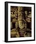 Dr. Webster, Barbara Fash, Corn God, Copan, Maya, Honduras-Kenneth Garrett-Framed Photographic Print