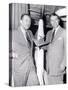 Dr Werhner Von Braun with Walt Disney-null-Stretched Canvas