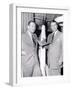 Dr Werhner Von Braun with Walt Disney-null-Framed Photo