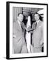 Dr Werhner Von Braun with Walt Disney-null-Framed Photo