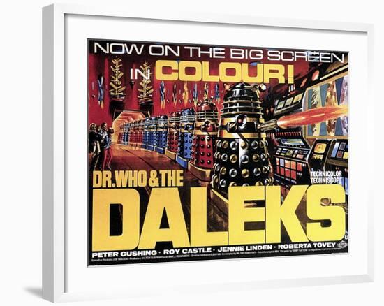 Dr. Who And the Daleks, 1965-null-Framed Art Print