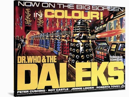 Dr. Who And the Daleks, 1965-null-Stretched Canvas