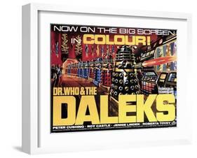 Dr. Who And the Daleks, 1965-null-Framed Art Print