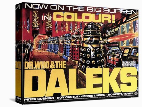 Dr. Who And the Daleks, 1965-null-Stretched Canvas