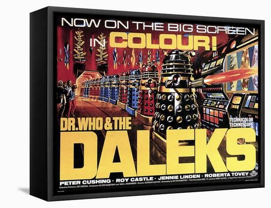 Dr. Who And the Daleks, 1965-null-Framed Stretched Canvas