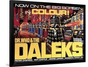 Dr. Who And the Daleks, 1965-null-Framed Art Print