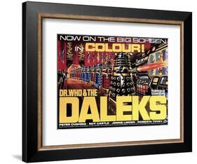 Dr. Who And the Daleks, 1965-null-Framed Art Print