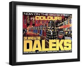 Dr. Who And the Daleks, 1965-null-Framed Art Print