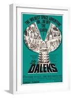 Dr. Who and the Daleks, 1965-null-Framed Giclee Print