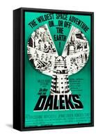 Dr. Who and the Daleks, Peter Cushing, Jennie Linden, Roberta Tovey, 1965-null-Framed Stretched Canvas