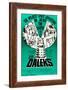 Dr. Who and the Daleks, Peter Cushing, Jennie Linden, Roberta Tovey, 1965-null-Framed Art Print