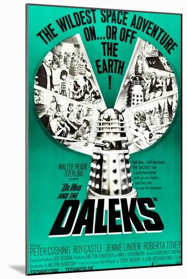 Dr. Who and the Daleks, Peter Cushing, Jennie Linden, Roberta Tovey, 1965-null-Mounted Art Print