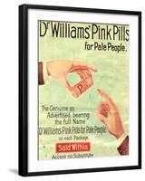 Dr Williams Pin Pills Medical Medicine, UK, 1890-null-Framed Giclee Print