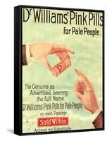 Dr Williams Pin Pills Medical Medicine, UK, 1890-null-Framed Stretched Canvas