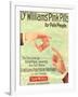 Dr Williams Pin Pills Medical Medicine, UK, 1890-null-Framed Giclee Print