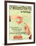 Dr Williams Pin Pills Medical Medicine, UK, 1890-null-Framed Giclee Print