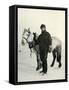 'Dr. Wilson and Pony 'Nobby', c1911, (1913)-Herbert Ponting-Framed Stretched Canvas