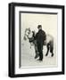 'Dr. Wilson and Pony 'Nobby', c1911, (1913)-Herbert Ponting-Framed Photographic Print