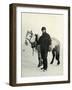 'Dr. Wilson and Pony 'Nobby', c1911, (1913)-Herbert Ponting-Framed Photographic Print