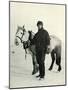 'Dr. Wilson and Pony 'Nobby', c1911, (1913)-Herbert Ponting-Mounted Photographic Print