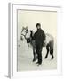 'Dr. Wilson and Pony 'Nobby', c1911, (1913)-Herbert Ponting-Framed Photographic Print