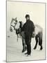 'Dr. Wilson and Pony 'Nobby', c1911, (1913)-Herbert Ponting-Mounted Photographic Print