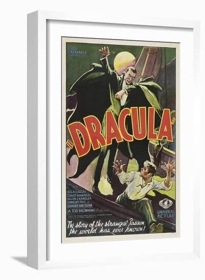 Dracula, 1931, Directed by Tod Browning-null-Framed Giclee Print