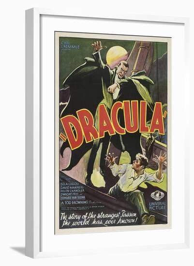 Dracula, 1931, Directed by Tod Browning-null-Framed Giclee Print