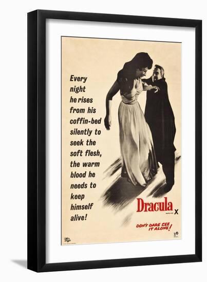 Dracula, 1958-null-Framed Giclee Print