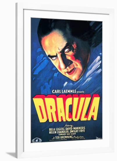 Dracula, Bela Lugosi, 1931-null-Framed Art Print