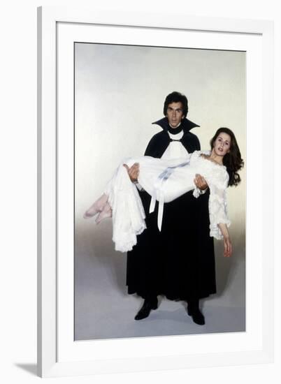 Dracula by JohnBadham with Frank Langella and Kate Nelligan, 1979 (photo)-null-Framed Photo