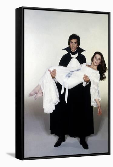 Dracula by JohnBadham with Frank Langella and Kate Nelligan, 1979 (photo)-null-Framed Stretched Canvas