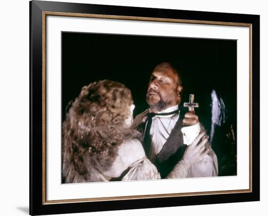 Dracula by JohnBadham with Janine Duvitski and Donald Pleasence, 1979 (photo)-null-Framed Photo