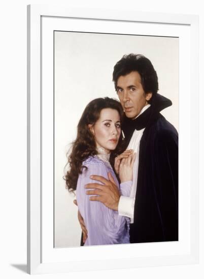 Dracula by JohnBadham with Kate Nelligan and Frank Langella, 1979 (photo)-null-Framed Photo