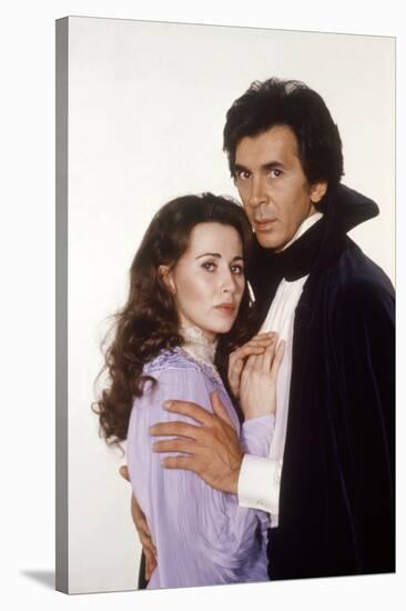 Dracula by JohnBadham with Kate Nelligan and Frank Langella, 1979 (photo)-null-Stretched Canvas