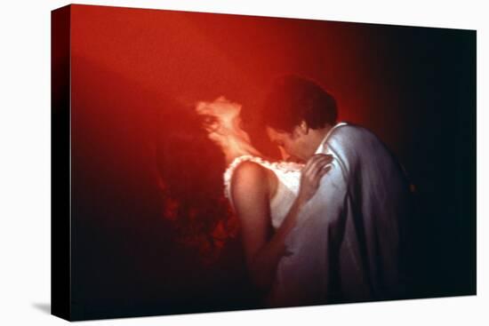 Dracula by JohnBadham with Kate Nelligan and Frank Langella, 1979 (photo)-null-Stretched Canvas