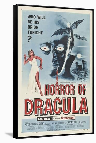 Dracula, Directed by Terence Fisher, 1958-null-Framed Stretched Canvas