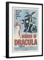 Dracula, Directed by Terence Fisher, 1958-null-Framed Giclee Print